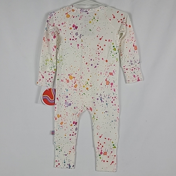 NWT Magnetic Me Happy Holi Hues Modal Convertible Coverall Sz 6-9 Mo - Picture 6 of 7